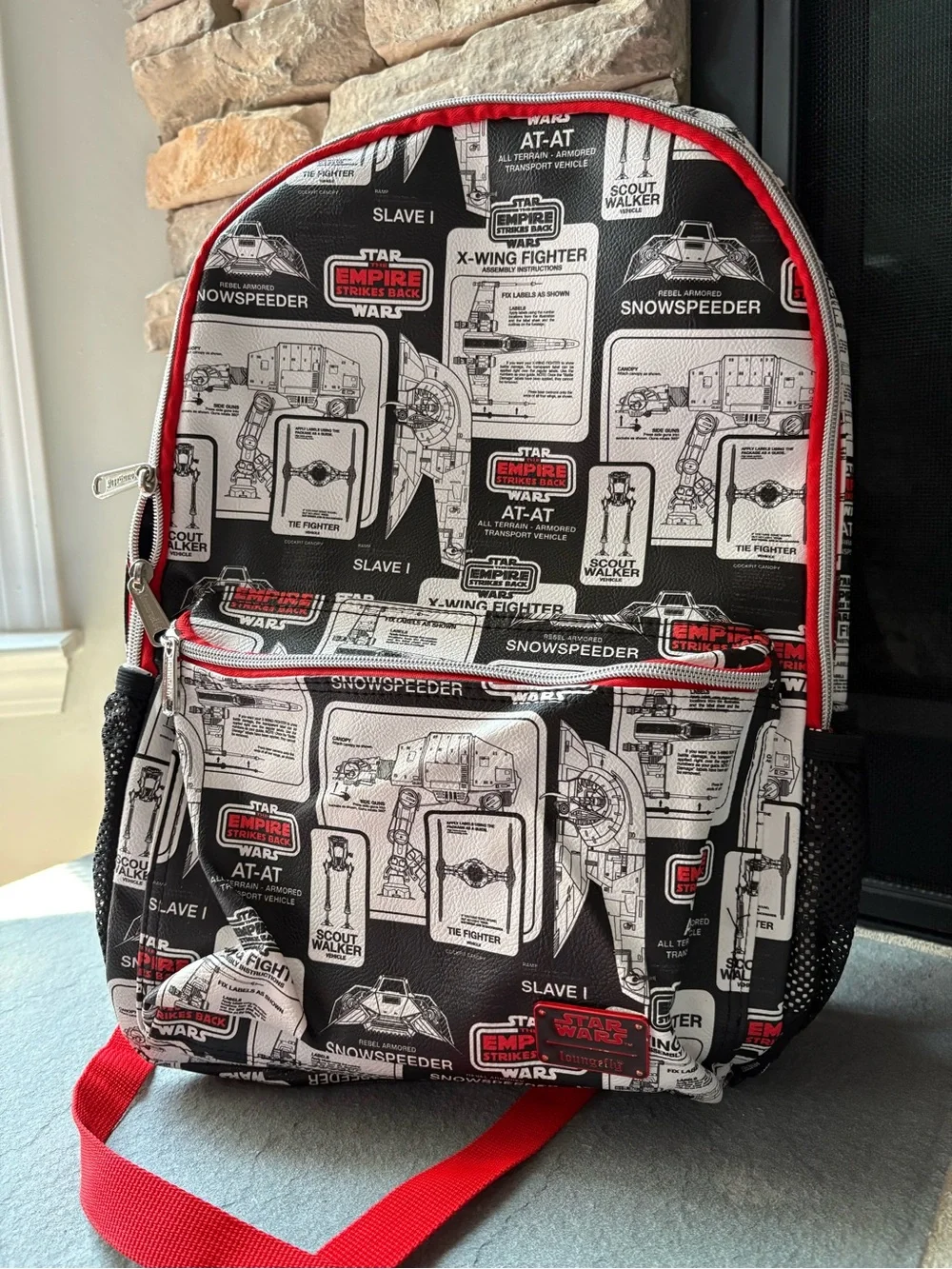 Loungefly Star Wars Empire Strikes Back Blueprint Backpack